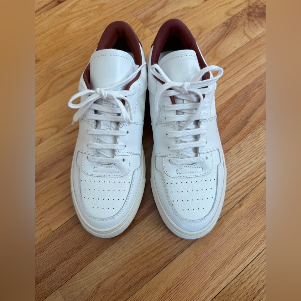 Common Projects Decades RARE White and Burgundy Women’s Size 36 NEW - Picture 3 of 5